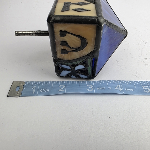 Dreidel Stained Glass